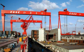 一家中国造船公司已开始建造用于运输液化二氧化碳的船舶